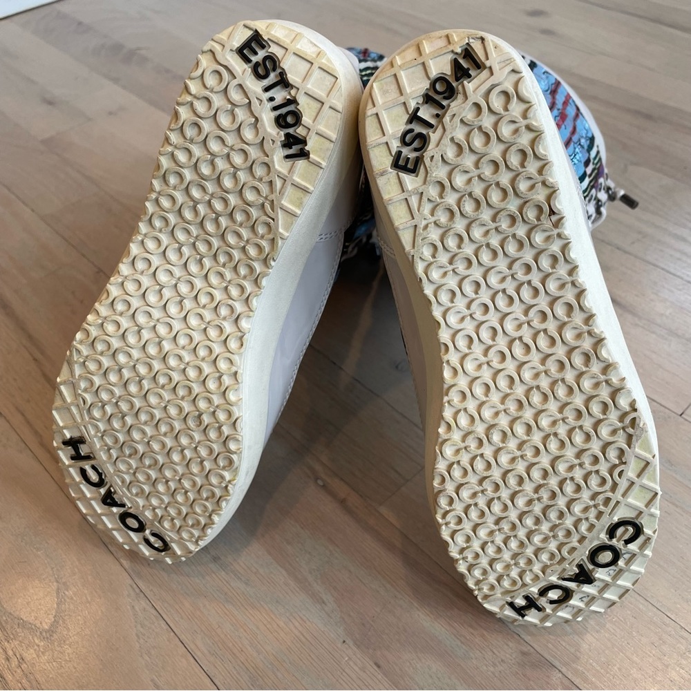 COACH Snow Boots | Peggey Multicolor Lace Up | Shearling Lined | 7 - Picture 13 of 14